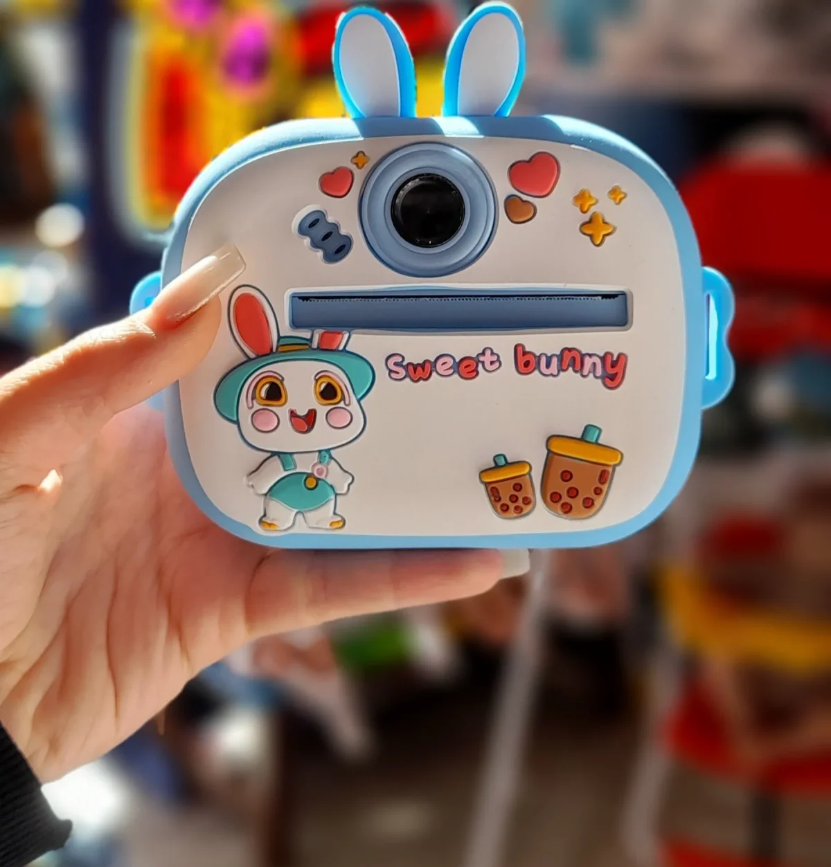 اسباب بازی دوربین پرینتری شارژی خرگوش کد 437 - تصویر 4