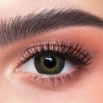 لنز دهب DAHAB روزانه - Medusa #10 - ترکیب طوسی روشن و تیره با مرکز طوسی ملایم و حلقه دور ظریف